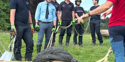 David Coppens met instructeur
