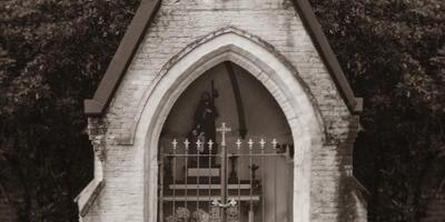 Foto voor restauratie kapel