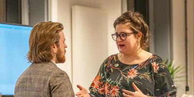 Adeline Blancquaert en Robin Gouwy van Vlaams Belang