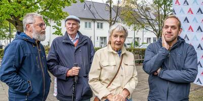 Onthulling van de erfgoedborden aan het begijnhof van Aalst