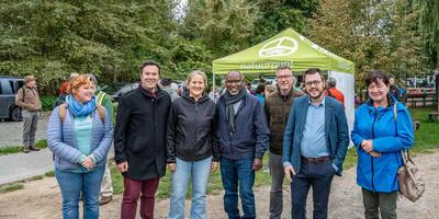 Gedeputeerde David Coppens en gemeenteraadsleden stad Aalst