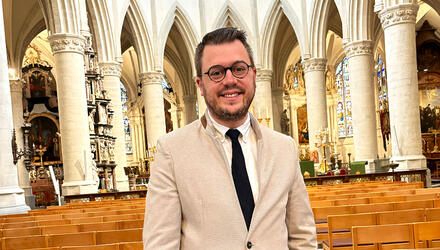 David Coppens in de Sint-Martinuskerk